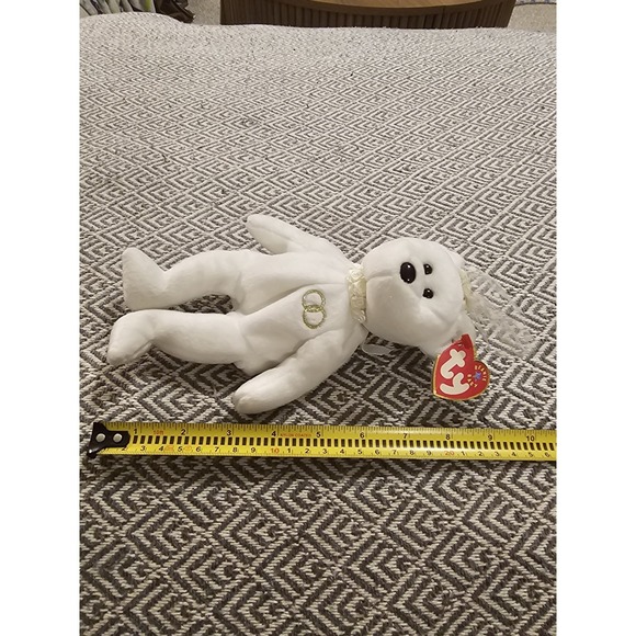 Vibtage 2001 Mrs. Beanie Baby by Ty (NWT) Wedding Gift Plush Stuffed Animal - Picture 2 of 10